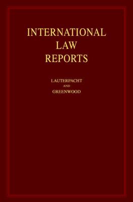 International Law Reports Consolidated Table of Cases  2004 9780521807784 Front Cover