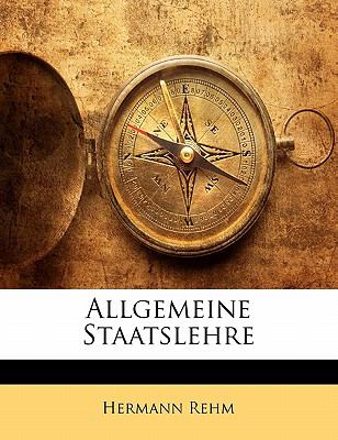 Allgemeine Staatslehre  N/A 9781141774784 Front Cover