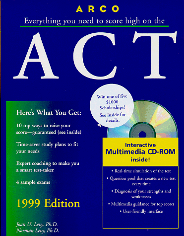 ACT with Study-Planning Software 1999 Edition N/A 9780028624785 Front Cover