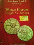 World History : Test Forms A and B with Answer Key N/A 9780030533785 Front Cover