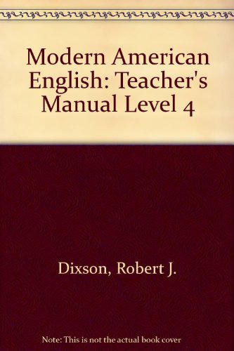 Modern American English   1992 (Training Guide (Teacher's)) 9780135940785 Front Cover