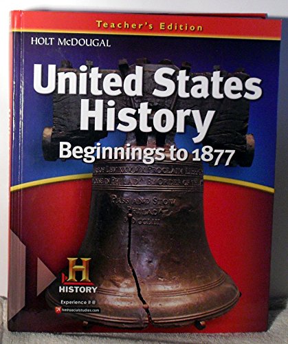 United States History Beginnings to 1877 TWE 1st 9780547484785 Front Cover