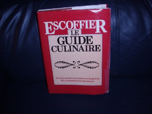 Escoffier : Le Guide Culinaire N/A 9780831754785 Front Cover