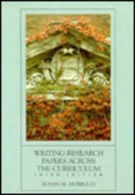 Writing Research Papers Across the Curriculum 3rd 9780030549786 Front Cover