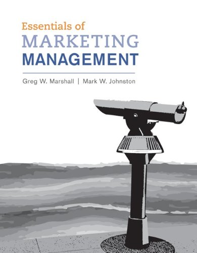 Essentials of Marketing Management   2011 9780078028786 Front Cover