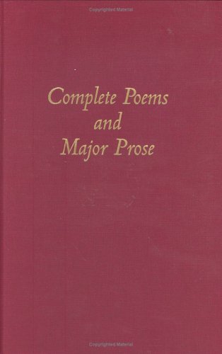 Complete Poems and Major Prose   2003 (Reprint) 9780872206786 Front Cover