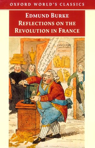 Reflections on the Revolution in France   1999 9780192839787 Front Cover