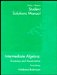 Intermediate Algebra Discovery and Visualization 3rd 2003 (Student Manual, Study Guide, etc.) 9780618223787 Front Cover