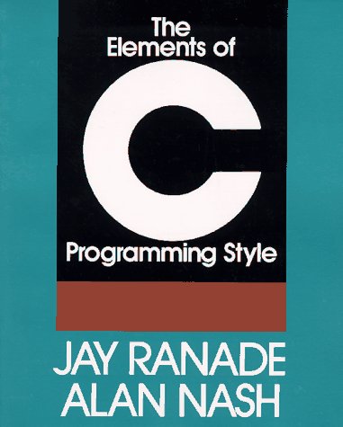 Elements of C Programming Style N/A 9780070512788 Front Cover