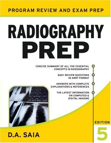 Radiography Prep Program Review and Examination Preparation 5th 2009 9780071502788 Front Cover