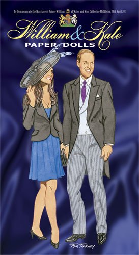William and Kate Paper Dolls To Commemorate the Marriage of Prince William of Wales and Miss Catherine Middleton, 29th April 2011  2011 9780486483788 Front Cover