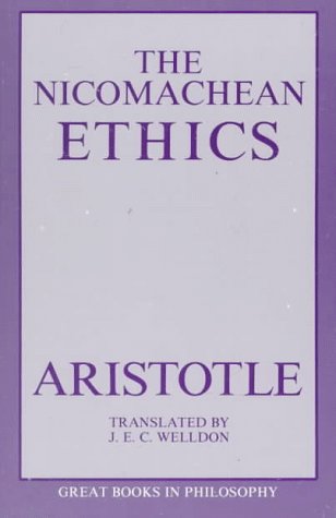 Nicomachean Ethics   1987 (Unabridged) 9780879753788 Front Cover