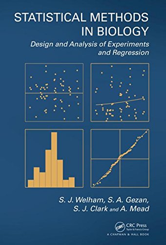 Statistical Methods in Biology Design and Analysis of Experiments and Regression  2015 9781439808788 Front Cover