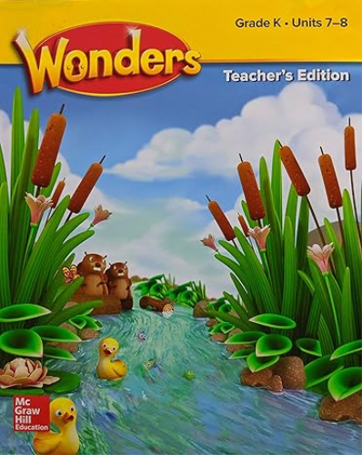 Wonders Teacher's Edition, Grade K Units 7-8 1st 9780079017789 Front Cover