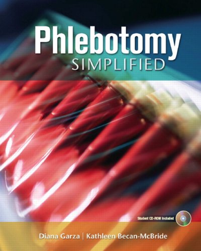 Phlebotomy Simplified   2008 9780132224789 Front Cover