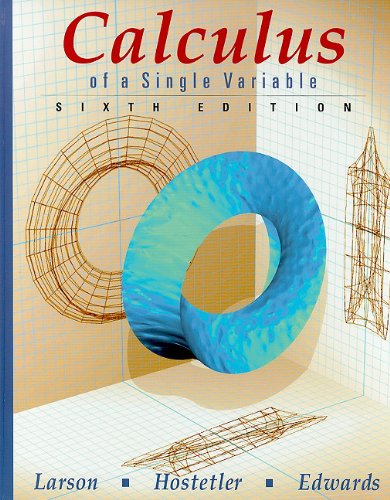 Calculus of a Single Variable  6th 1998 9780395885789 Front Cover