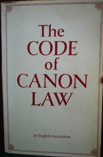 Code of Canon Law N/A 9780802819789 Front Cover