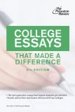 College Essays That Made a Difference, 6th Edition  6th 9780804125789 Front Cover