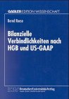 Bilanzielle Verbindlichkeiten Nach Hgb Und Us-gaap:   1999 9783824469789 Front Cover