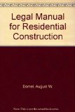 Legal Manual for Residential Construction  1995 9780070179790 Front Cover
