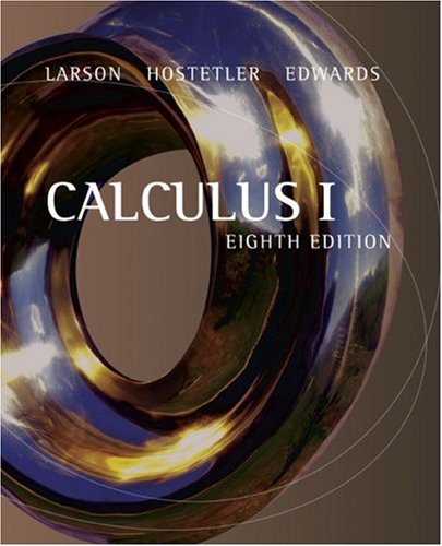 Calculus I  8th 2006 9780618586790 Front Cover