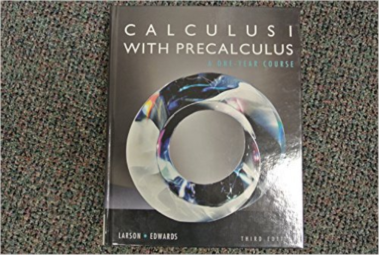 Calculus I W/precalculus Hs Ed Level 1 3rd 9781111576790 Front Cover