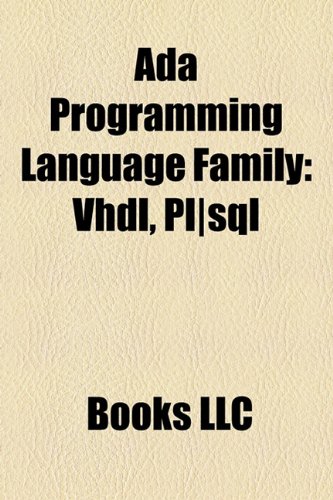 Ada Programming Language Family Vhdl  2010 9781156382790 Front Cover