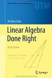 Linear Algebra Done Right  3rd 2015 9783319110790 Front Cover