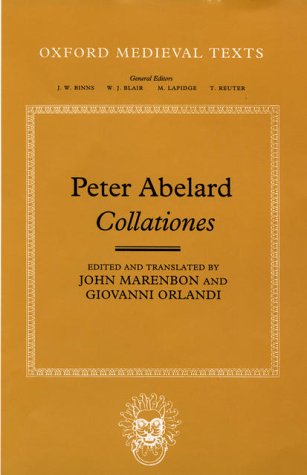 AbÃ©lard's Collationes   2001 9780198205791 Front Cover