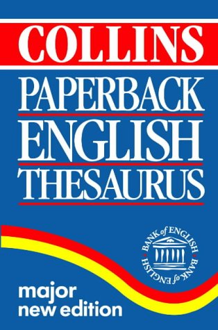 Collins Paperback Thesaurus Major New Edition 3rd 1995 9780004707792 Front Cover