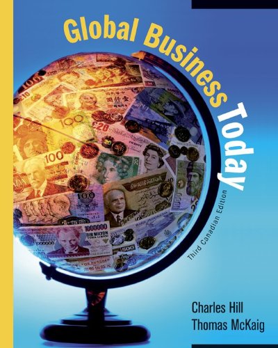 GLOBAL BUSINESS TODAY >CANADIA N/A 9780070401792 Front Cover
