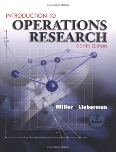 Introduction to Operations Research with OLC Bind-In Card and Engineering Subscription Card  8th 2005 9780073017792 Front Cover