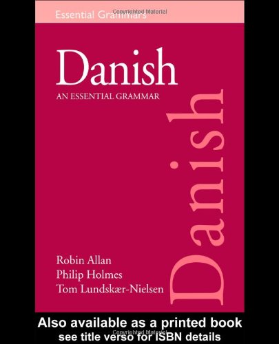 Danish An Essential Grammar  2000 9780415206792 Front Cover