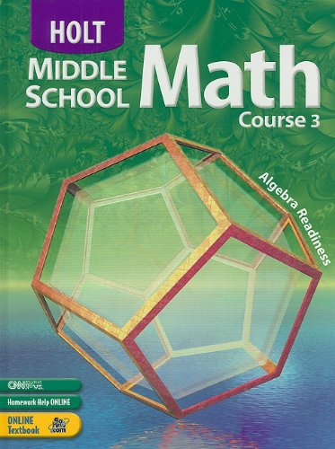 Middle School Math  4th 9780030651793 Front Cover