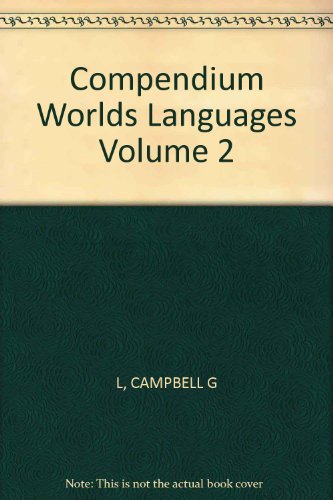 Compendium of the World's Languages   2004 9780415069793 Front Cover
