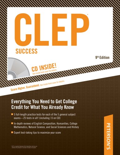CLEP Success Everything You Need to Get College Credit for What You Already Know 9th 9780768924794 Front Cover