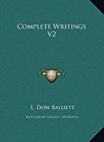Complete Writings V2  N/A 9781169778795 Front Cover