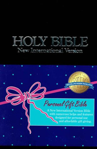 NIV Personal Gift Bible A New International Version Bible with numerous helps and features designed for personal use and affordable Giving  1985 (Gift) 9780310903796 Front Cover