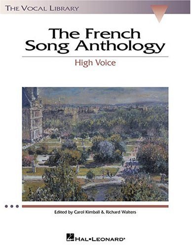 French Song Anthology The Vocal Library High Voice N/A 9780634030796 Front Cover