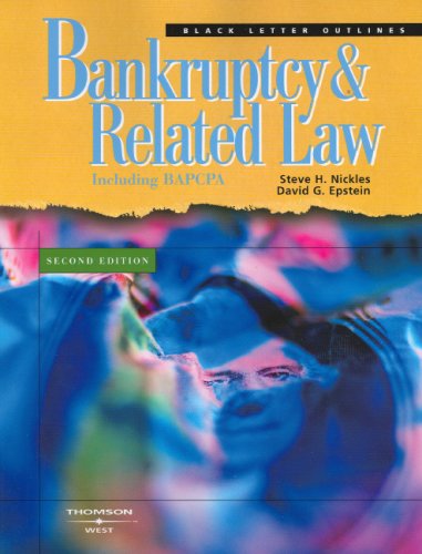 Black Letter Outline on Bankruptcy and Related Law  2nd 2006 (Revised) 9780314065797 Front Cover