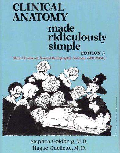 Clinical Anatomy Made Ridiculously Simple 3rd 2006 9780940780798 Front Cover