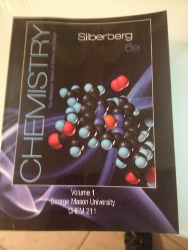 CHEMISTRY,VOLUME 1 >CUSTOM<    N/A 9780077560799 Front Cover