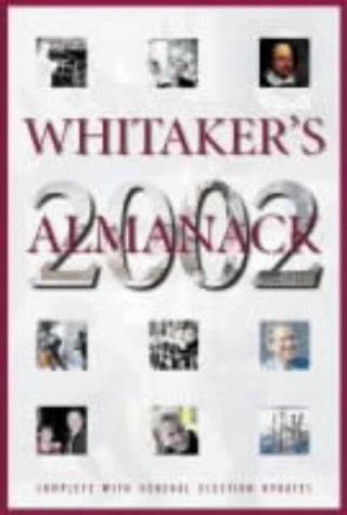 Whitaker's Almanack 2002  134th 2001 (Revised) 9780117022799 Front Cover