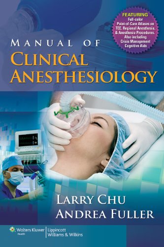 Manual of Clinical Anesthesiology   2012 9780781773799 Front Cover
