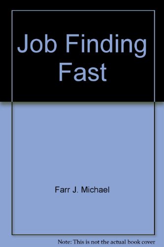 Job Finding Fast  1988 9780026765800 Front Cover