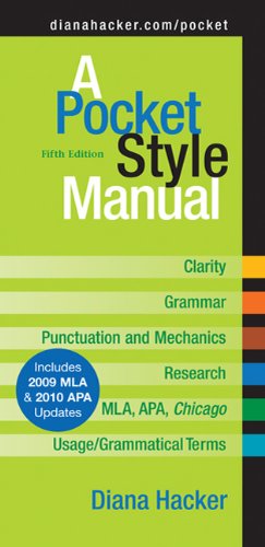 Pocket Style Manual with 2009  5th 2011 9780312664800 Front Cover