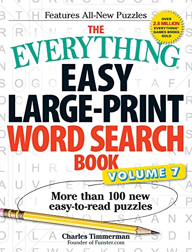 Everything Easy Large-Print Word Search Book, Volume 7 More Than 100 New Easy-To-read Puzzles N/A 9781440597800 Front Cover