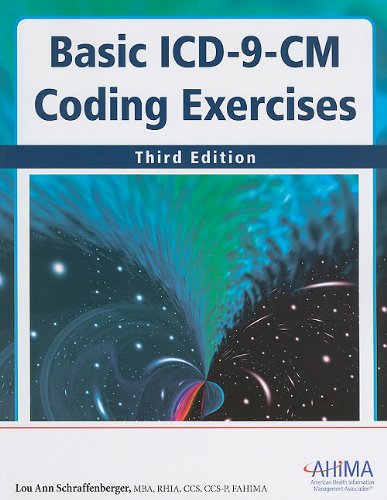 Basic ICD-9-CM Coding Exercises, Third Edition Coding Exercises N/A 9781584262800 Front Cover