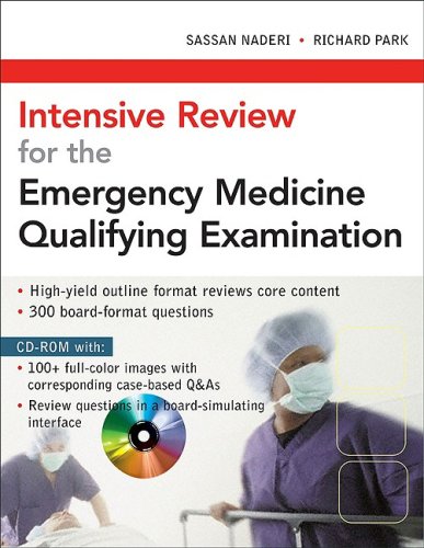 Intensive Review for the Emergency Medicine Qualifying Examination   2009 9780071502801 Front Cover