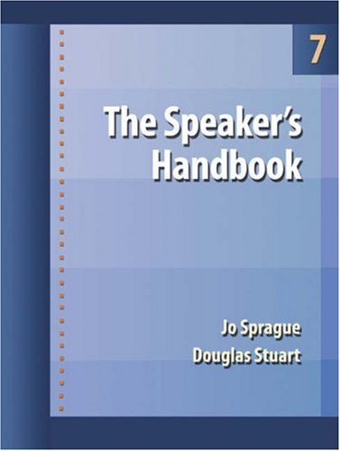 Speaker's Handbook  7th 2005 (Revised) 9780534638801 Front Cover